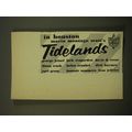 1961 Tidelands Motor Inn & Club Ad - George Jes...
