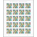 Mystery Message Sheet of 20 Current Rate Postag...