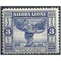 Sierra Leone 1933 SG172 3d Blue Mounted Mint...