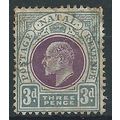 Natal 1902 SG132 3d Purple & Grey Fine Used..