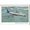 Aviation BOAC BOEING 707 Postcard