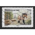 FRA 2013 (58c) 'HORSES - DEBARDAGE EN FORET' FI...