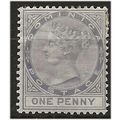 Dominica 1877 SG5 1d Lilac Wmk Crown CC Mounted...