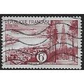 Mi 1064: 6 Fr. red-purple Definitive Stamp: Lan...