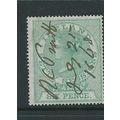 Ireland stamps revenue perf 14.5 6d green used ...