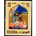 Fujeira 1967 Fairy Tales Airmail 25D Used Stamp