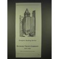 1940 Bankers Trust Company Ad - Complete Bankin...