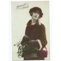 greetings postcard glamour heureuse annee new y...