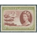 Southern Rhodesia 1953 10s red-brown & olive SG...