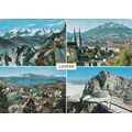 Luzern Switzerland Multiview Postcard posted 19...
