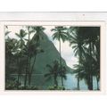 Soufriere Saint Lucia Postcard unused VGC