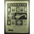 1959 Ronson Lighters Advertisement - better to give and to receive