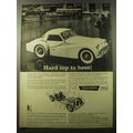 1960 Triumph TR-3 Car Ad - Hard top to beat