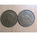 Australia 1948 1d Penny Coin