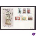 ISLE OF MAN 1976 EUROPA CERAMIC ART FIRST DAY C...