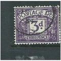 gb postage due used 3d sgd60 fu