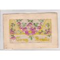 Silk Postcard Showing Flowers To My Sweetie (SI...
