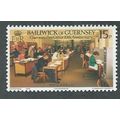 GUE 1979 15P '10TH ANN OF GUERNSEY POST' FINE U...