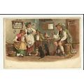 Art AUSTRIAN Domestic Scene Postcard (396-a)