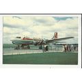 Aviation CAPITAL AIRLINES DC-4 Postcard by Mary...