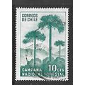 CHILE 1967 NATIONAL AFFORESTATION 10c GREEN PIN...