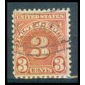 Used J82 3c Postage Due Just Clears WA1360