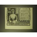 1902 Sapolio Soap Ad - 1600-1900 The Puritan ma...