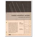 ACCURATE METAL WEATHER STRIP COMPANY 1962 door ...