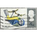 GB, BIRDS, Bluetit, white 1966, 4d, #2