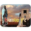 Santa Fe New Mexico Fridge Magnet