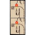 1610, MNH $1 Candle Color Shift Freak Error Pai...