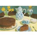 Sachertorte Austrian Cake Cookery Recipe Postcard