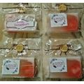 Lot of 4 Homemade Pink Grapefruit Glycerin Soap...