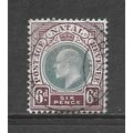 NATAL 1902 KE7 SG135 135 SG 6d SIX PENCE CDS PM...