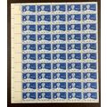 1116, MNH 4¢ Lincoln - Complete Sheet of 50 Sta...