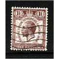 GREAT BRITAIN 1929 PUC SG 436 1 1/2d BROWN FINE...