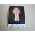 Lesley Manville (Fleming) hand signed RARE *FRE...