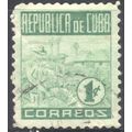 Cuba 1948 - SG511 - 1c green - Gathering Tobacc...