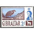 Gibraltar 1960 SG170 2/- Chocolate & Ultramarin...
