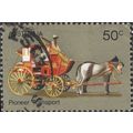 AUSTRALIA, ROAD, Pioneer Horse-drawn Coach, lig...