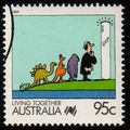 Australia 1988 Living Together 95c Used Stamp .