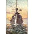 Naval HMS DREADNOUGHT Trials Tuck Oilette Postc...