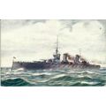 Naval HMS QUEEN MARY Tuck Oilette Postcard (8673)