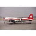 Royal Air Lao McDouglas DC4 Aircraft Postcard (...