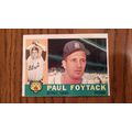 1960 Topps Card # 364 Paul Foytack Poor (1) Det...