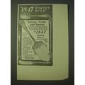 1900 1847 Rogers Bros. Knives, Forks and Spoons Ad