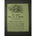 1900 1847 Rogers Bros. Silver Ad - The date 184...
