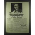 1967 Members New York Stock Exchange Ad - Advantage