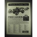 1991 Polaris ATV Ad - Wheelin'N Dealin' Days
