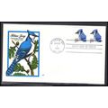 FDC HF 3048 BPS 3052 20c Blue Jay (Cachet-U/A) ...